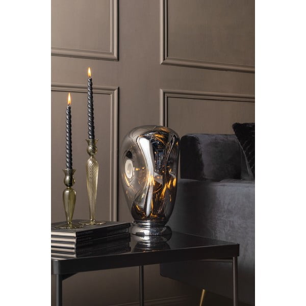 Zelen steklen svečnik PT LIVING Swirl, višina 17 cm-image-1