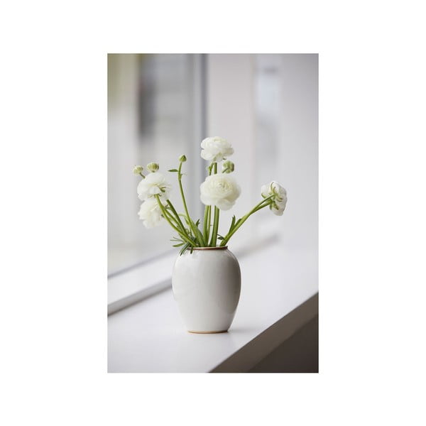 Bela vaza iz kamenine (višina 12,5 cm) Gastro Cream – Bitz-image-2