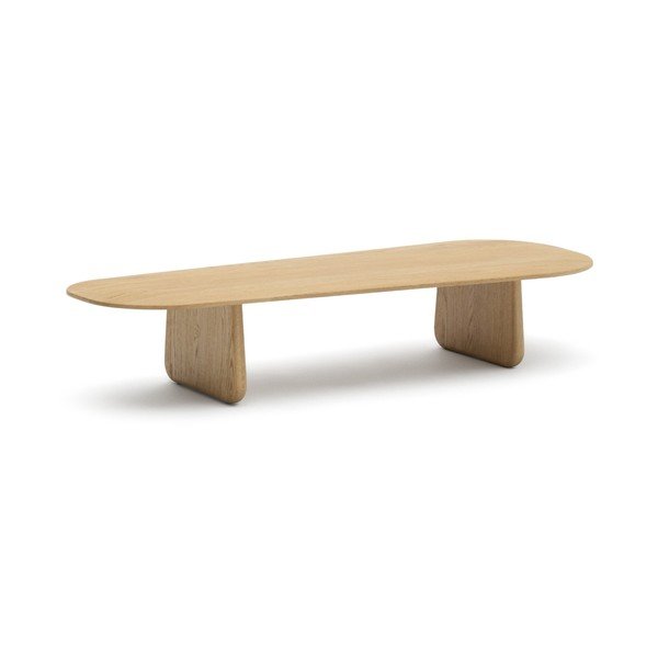 Mizica iz masivnega hrasta v naravni barvi 64x146 cm Pirita – Kave Home