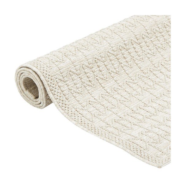 Kremasta visoko odporna preproga Webtappeti Stuoia, 200 x 290 cm-image-1