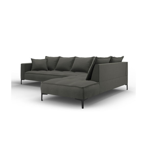 Temno siva kotna zofa Interieurs 86 Zelda, desni kot-image-3