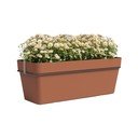Viseče samozalivalno cvetlično korito iz reciklirane plastike 50 cm Capri – Artevasi