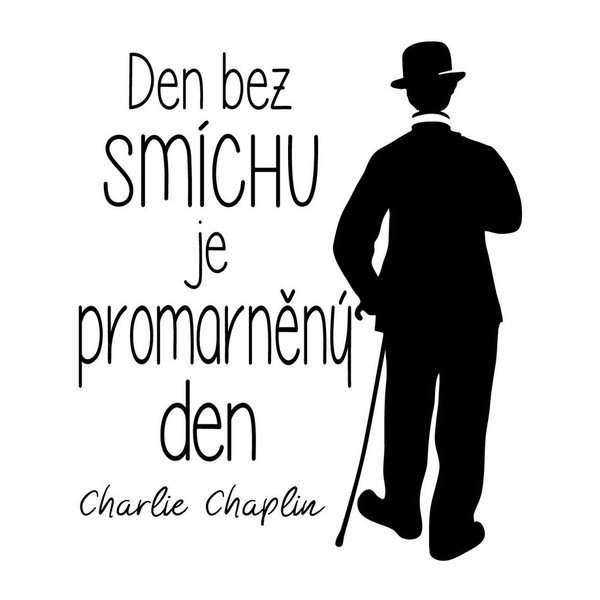 Stenska nalepka s citatom Ambiance Charlie Chaplin -image-1