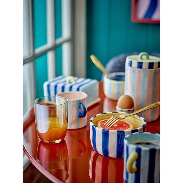 Modre/rožnate keramične skodelice v kompletu 2 ks 250 ml Phoenix – Bloomingville-image-4