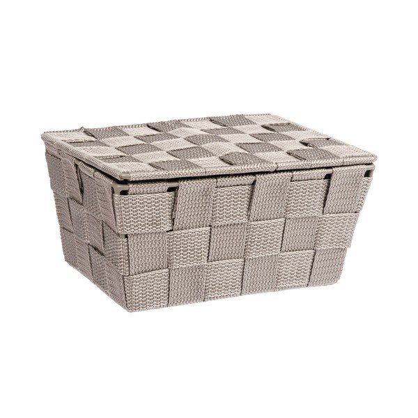 Rjava košara s pokrovom Wenko Adria-image-3