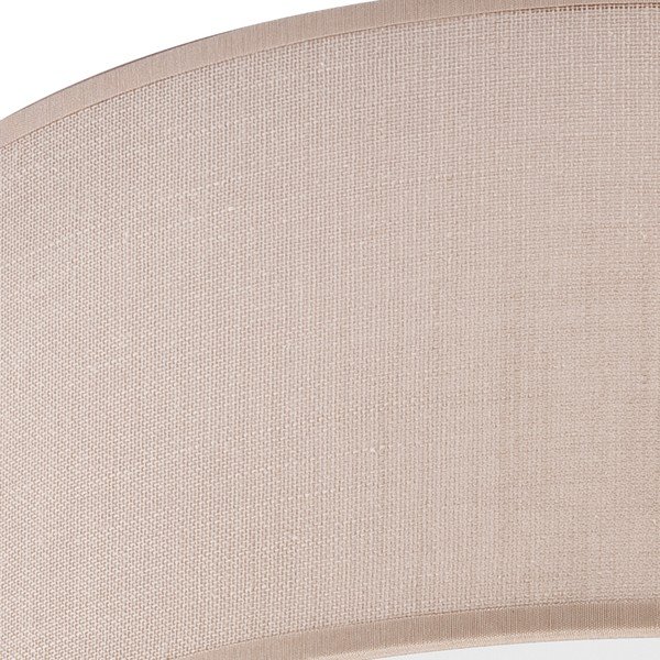 Bež stropna svetilka s tekstilnim senčnikom ø 45 cm Vivian – LAMKUR-image-4