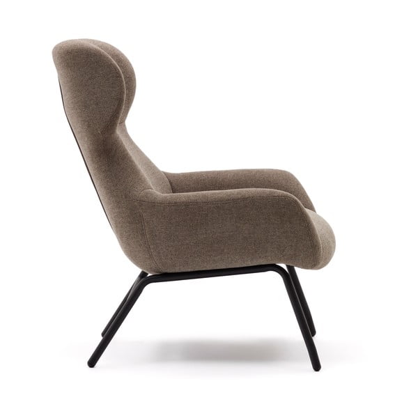 Rjav fotelj Belina – Kave Home-image-4