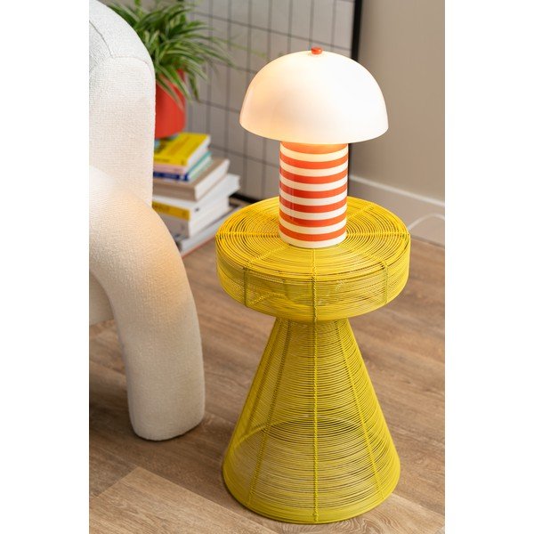 Kovinska okrogla stranska mizica ø 30,5 cm Cuerda Corcho – Leitmotiv-image-1