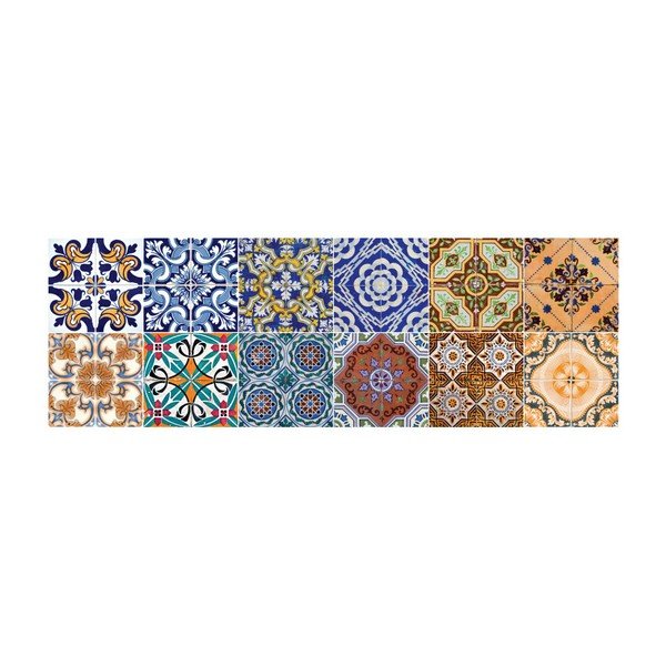 Komplet 12 nalepk Ambiance Squares-image-1