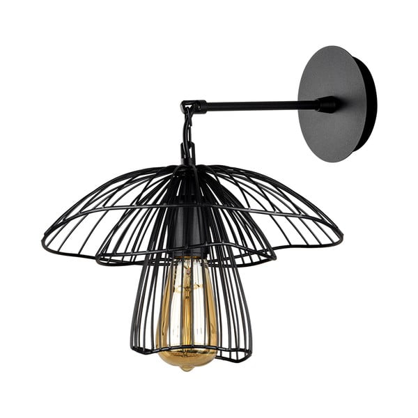 Črna stenska svetilka Squid Lighting Root, višina 36 cm-image-3
