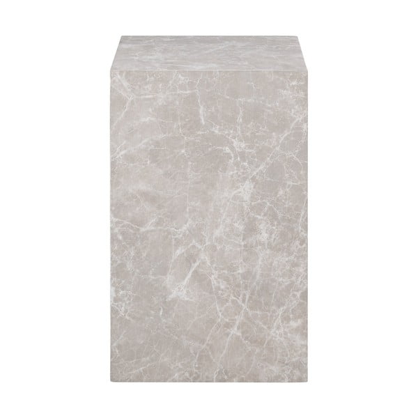 Stranska mizica v marmornem dekorju 30x30 cm Prague – House Nordic-image-2