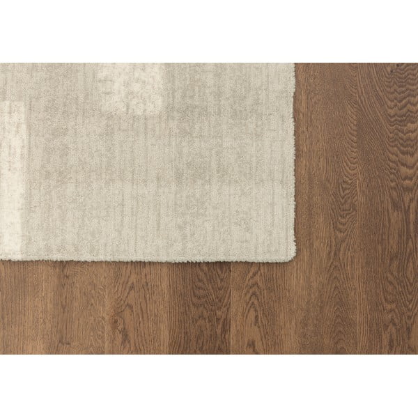 Sivo-bež volnena preproga 133x190 cm Agnus Brush Lines – Agnella-image-4