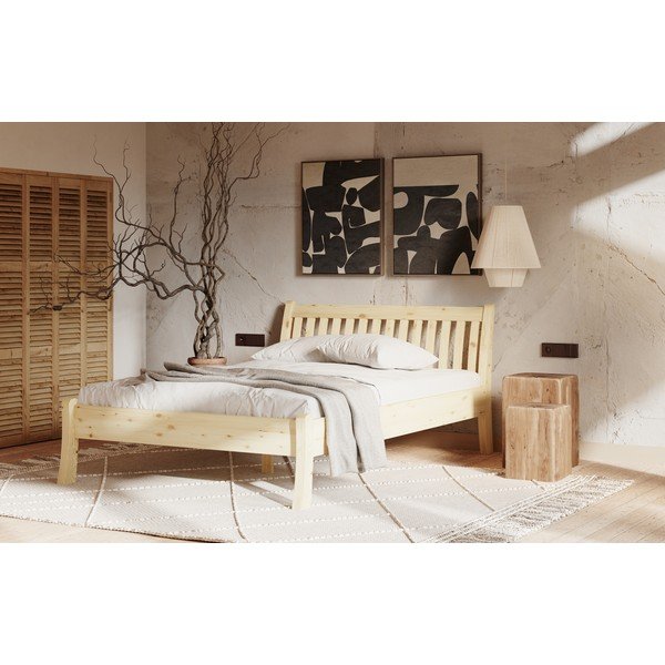 Postelja iz masivnega bora 90x200 cm Tonja – Olivia Living-image-4