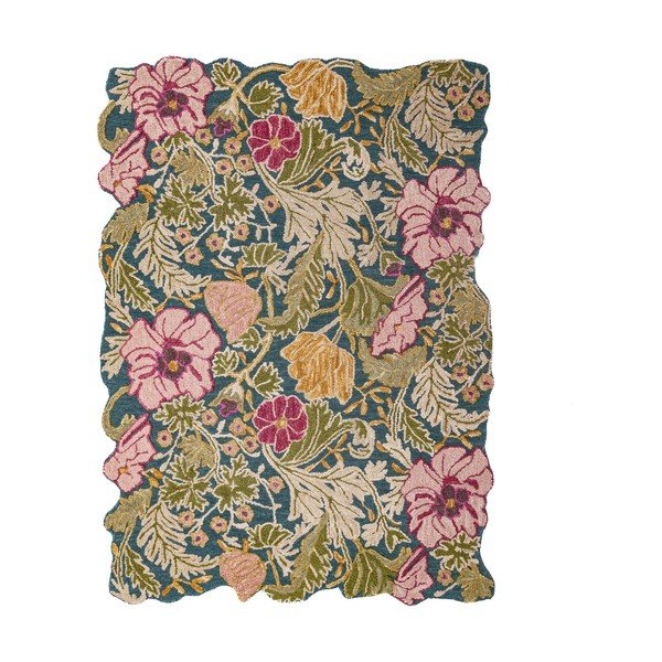 Ročno tkana volnena preproga 120x170 cm Daphne Shaped Floral – Flair Rugs