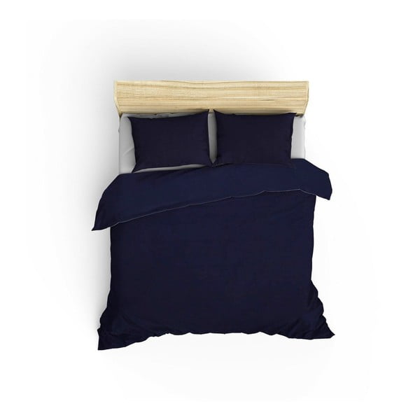 Modra posteljnina za zakonsko posteljo 200x200 cm Paint - Mijolnir