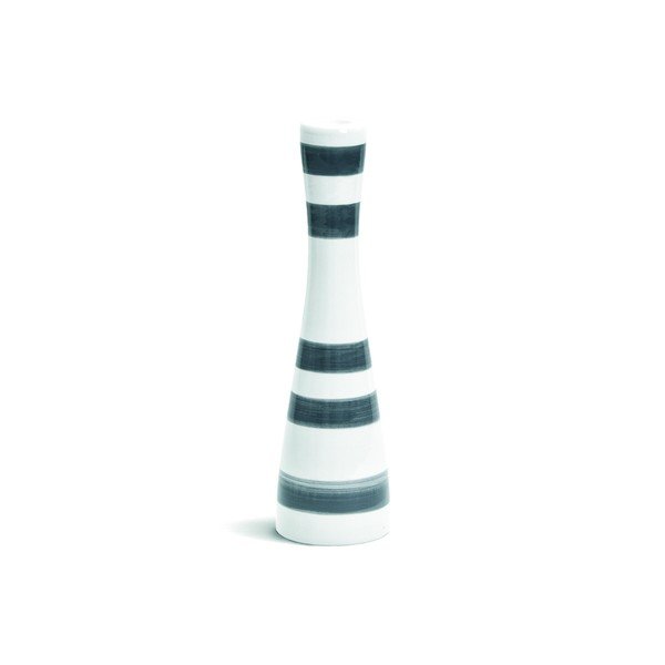 Svečenik iz sive in bele keramike Kähler Design Omaggio, višina 24 cm