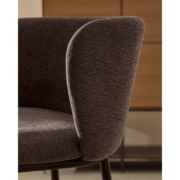 Temno siv barski stol (višina sedeža 65 cm) Ciselia – Kave Home-image-2