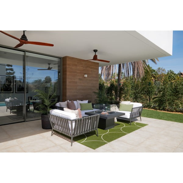 Temno zelena notranja in zunanja preproga 70x100 cm Boo Dark Olive – Pappelina-image-4