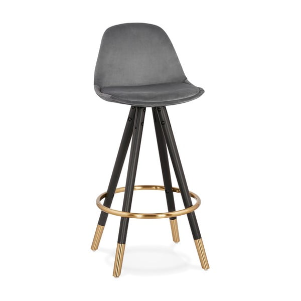 Temno siv barski stol Kokoon Carry Mini, višina sedeža 65 cm