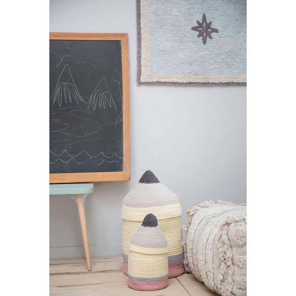 Tekstilna otroška škatla za shranjevanje ø 25x45 cm Pencil Large – Lorena Canals-image-1