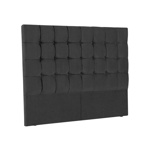 Temno siva naglavna deska Kooko Home Hasso, 120 x 200 cm-image-1