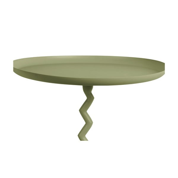 Kovinska okrogla stranska mizica ø 40 cm Zig Zag – Leitmotiv-image-2