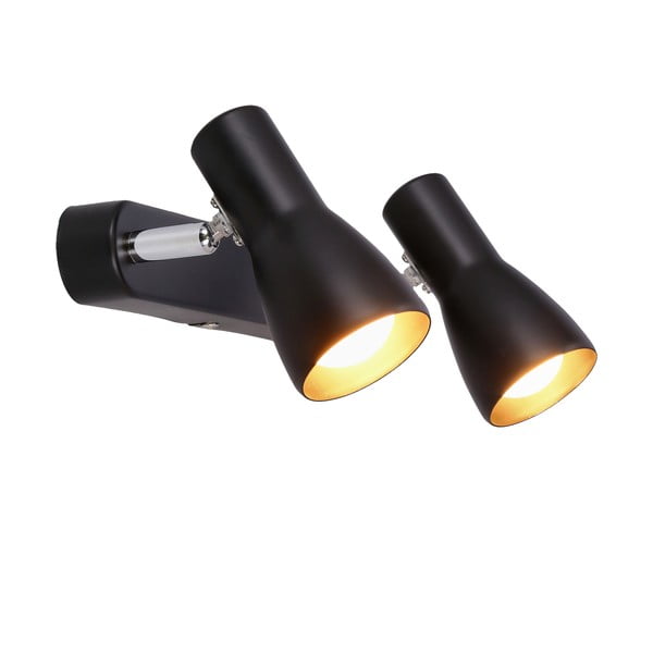 Mat črna stropna svetilka s kovinskim senčilom 36x6 cm Picardo – Candellux Lighting-image-4