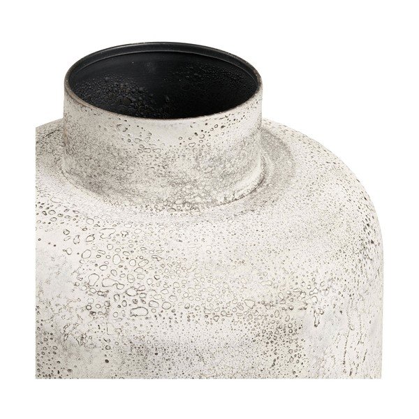 Kremno bela kovinska visoka vaza (višina 60,5 cm) Hou – House Nordic-image-3