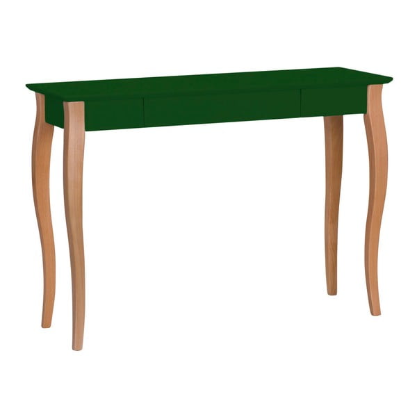 Temno zelena pisalna miza Ragaba Lillo, dolžina 105 cm