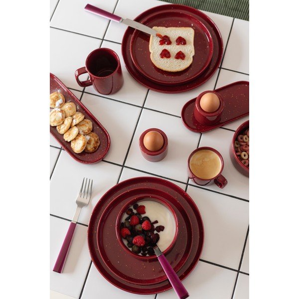 Bordo rdeča porcelanasta skodelica 330 ml Fika – ONA-image-3