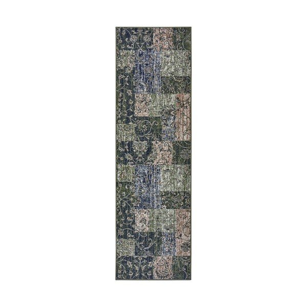 Zelen tekač 250x80 cm Kirie - Hanse Home