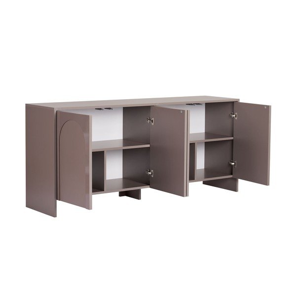 Sivorjava komoda 180x80x45 cm Arlen  – Kalune Design-image-4