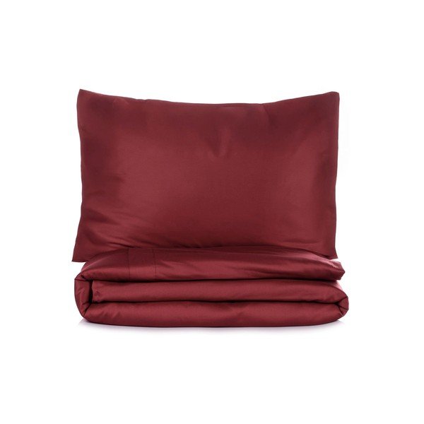 Bordo rdeča enojna posteljnina 200x140 cm Elegant  – Mijolnir