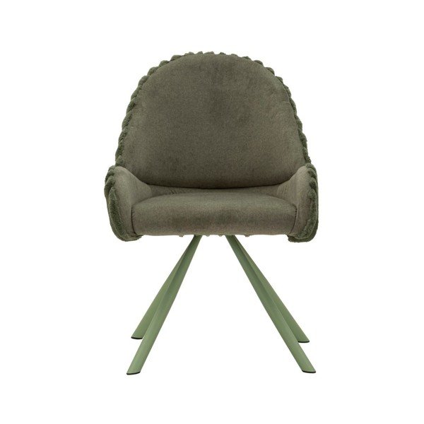 Zeleni oblazinjeni jedilni stoli v kompletu z nasloni za roke 2 ks Stockholm – Mauro Ferretti-image-2