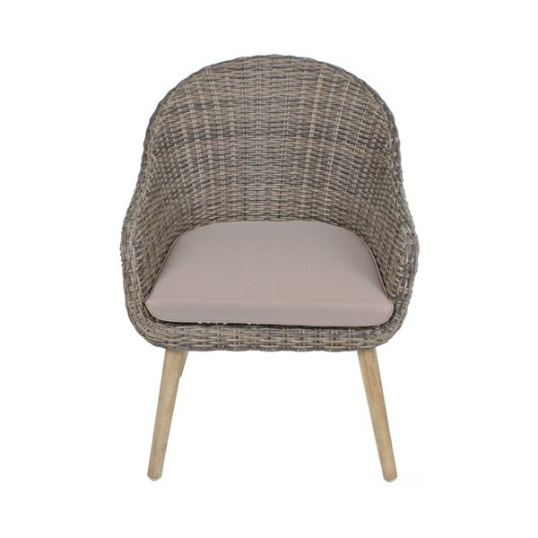 Rjav vrtni fotelj iz masivnega lesa Pueblo – Garden Pleasure-image-2