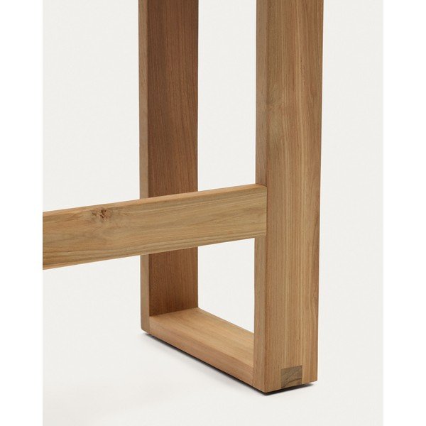 Vrtna klop iz masivnega lesa v naravni barvi Canadell – Kave Home-image-3