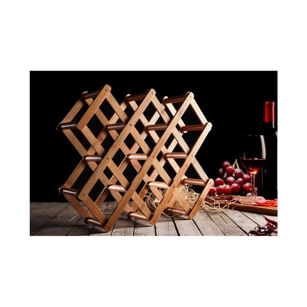 Bambusovo stojalo za vinske steklenice Bambum Olivia-image-1