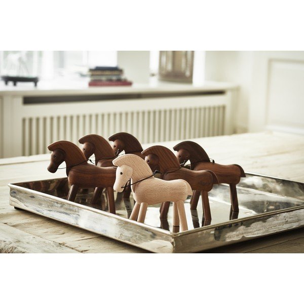 Kipec iz masivnega hrasta Kay Bojesen Denmark Horse-image-1