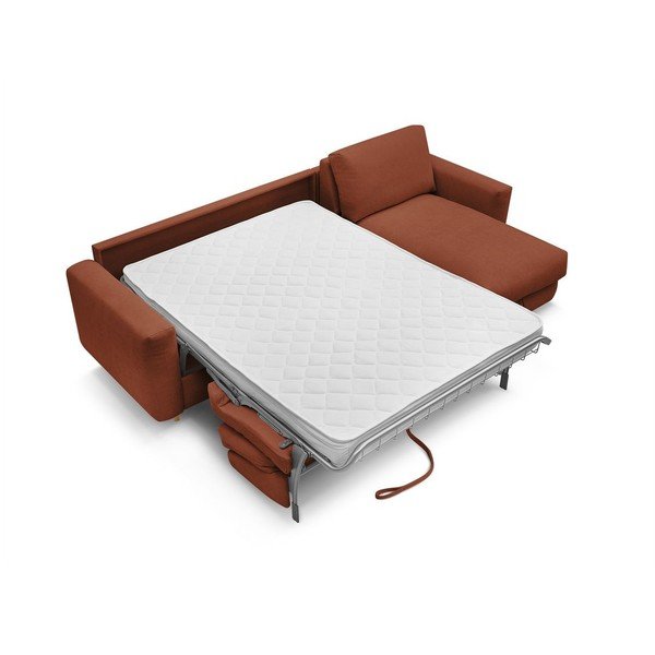 Oranžna kotna sedežna garnitura Nouveau Cocoone – Bobochic Paris-image-4