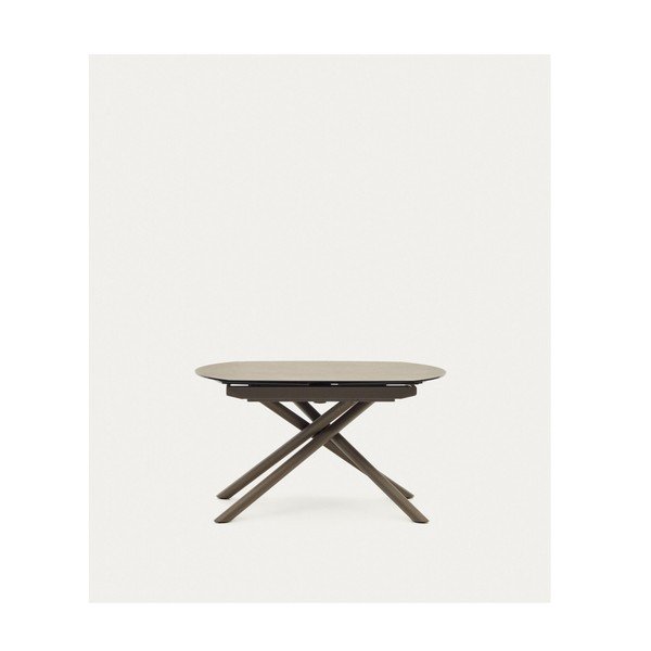 Raztegljiva jedilna miza z dodatno ploščo s keramično ploščo 100x130 cm Yodalia – Kave Home-image-4