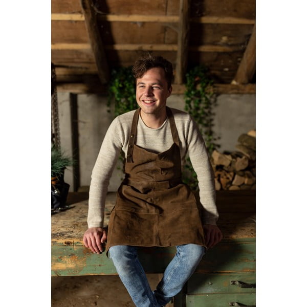 Usnjen zunanji predpasnik Esschert Design Barbecue-image-1