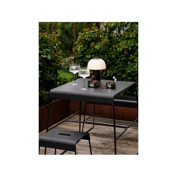 Črn kovinski stolček A-Stool – Zone-image-3