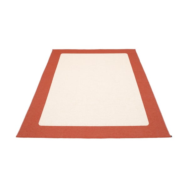 Opečnato oranžna/kremno bela notranja in zunanja preproga 180x260 cm Ilda Brick – Pappelina