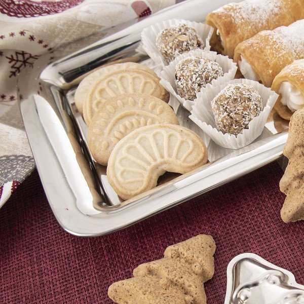 Pladenj iz nerjavečega jekla 17x38,5 cm Long – Orion-image-3