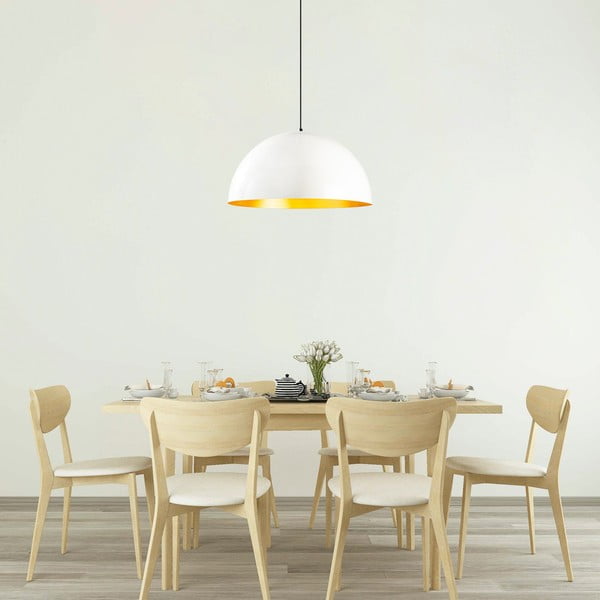 Bela viseča svetilka Opviq lights Berceste, ø 60 cm-image-4