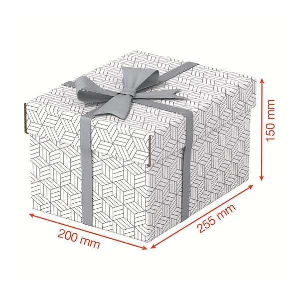 Komplet 3 belih škatel za shranjevanje Esselte Home, 20 x 25,5 cm-image-2