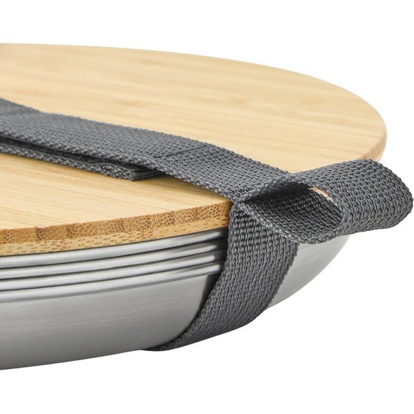 Krožniki iz nerjavečega jekla v srebrni barvi v kompletu 4 ks ø 25,5 cm – Black + Blum-image-4