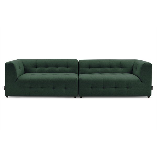Temno zelen kavč 324 cm Kleber - Bobochic Paris