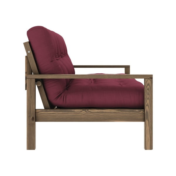 Bordo rdeča raztegljiva sedežna garnitura 205 cm Knob – Karup Design-image-4