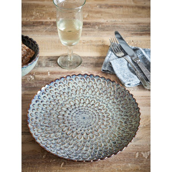 Sivi krožniki v kompletu 4 ks iz kamenine ø 26,5 cm Katrina – Bloomingville-image-1